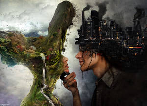 Anime Porn Mother Earth - Poor Mother Nature. Art by Gedogfx