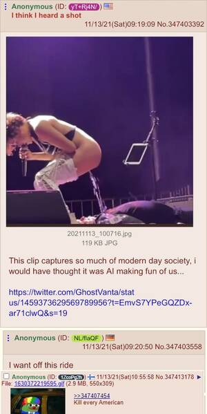 Miley Cyrus Peeing Porn - Anon goes to a concert : r/4chan