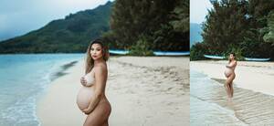 hawaiian pregnant nude - Evelyn Artistic Nude Maternity Session|Secret Beach, Hawaii| Fernanda  Kenfield Photography - Fernanda Kenfield Photography