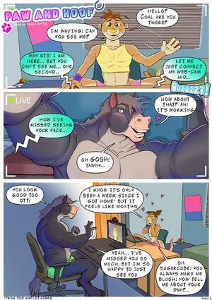 Gay Furry Paw Porn - Paw-And-Hoof-001 - Gay Furry Comics