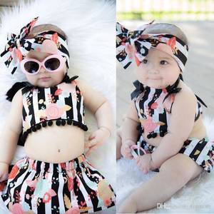 Newborn Babies Porn - ... newborn toddler baby designer girl clothing set kids suit porn outfit  cool tops skirt floral black ...