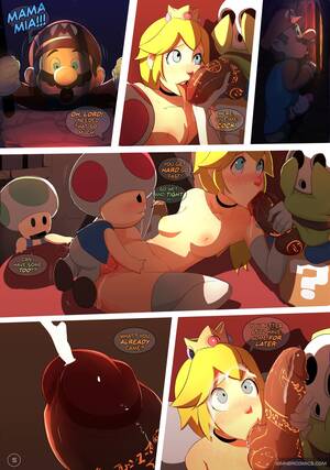 Mama Toad Porn - Peach Princess Porn comic, Rule 34 comic, Cartoon porn comic - GOLDENCOMICS