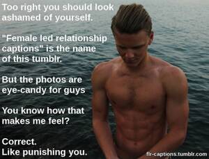 Ashamed Captions - flr-captions: Too right you should look ashamed of yourself. Caption  Credit: Uxorious Husband Image Credit:  https://www.pexels.com/photo/topless-man-standing-by-the-body-of-water-26721/  Tumblr Porn