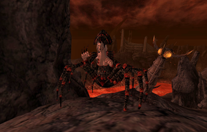 Dremora Skyrim Hentai Porn - Just came across a spider daedra for the first time, and all I have to say  is what the hell man, just Why : r/oblivion