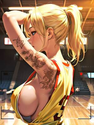 naked cartoon girls tattoos - Watching my school girls' basketball practice (tattooed girl) free hentai  porno, xxx comics, rule34 nude art at HentaiLib.net