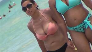 Mexican Tits On The Beach - Latina tits in sexy bikinis at the beach | voyeurstyle.com