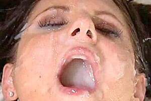 multiple facial - Ariana multiple facial and gulp, free Facial porn video (Mar 30, 2013)