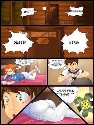 Ben 10 Spanking Porn - Gwen vs Fourarms (Ben 10) [Jlullaby] - English - Porn Comic