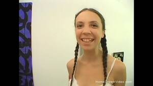 Hairy Pigtail Porn - Brunette in pigtails uses a toy on her hairy pussy - XVIDEOS.COM