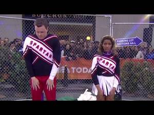 Cheri Oteri Cheerleader Blowjob - Spartan Cheerleaders' Willie Geist, Tamron Hall: TODAY's SNL Halloween -  YouTube