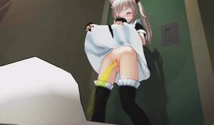 Anime Girl Piss Porn - Maid girl pee while standing - ThisVid.com