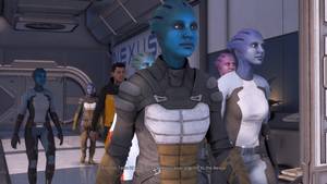 Mass Effect Asari Clone Porn - HUMOR[MEA Spoilers] Been holding out hope for just one unique Asari face as  I get further in the game.. Bioware please.