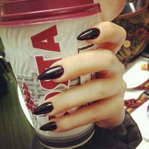 Black Stars With Nail Polish - next fridays nails!