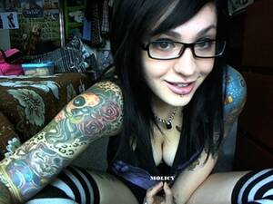 Emo Tattoo Glasses - Eyewear Hair Cool Black hair Tattoo Glasses Porn Pic - EPORNER