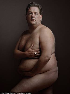 demi moore nude pregnant - In the buff: Johnny Vegas has posed nude to recreate a Demi Moore magazine  cover