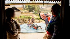 Baby Small Girl Forced Sex - A young woman, left, visits her mother in Northern Vietnam. She was tricked