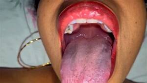 ebony mouth - Watch Ebony tongue and mouth in slow motion - Ebony, Fetish Porn - SpankBang