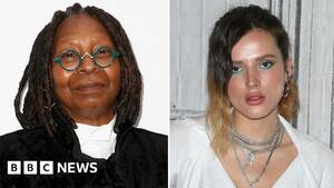 Bella Thorne Porn Captions 2016 - Bella Thorne: Whoopi Goldberg's naked photo comments 'disgusting' - BBC News