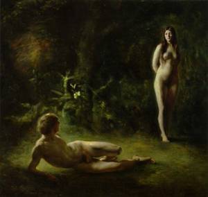 Bible From Adam And Eve Sex - adam og eva by julius paulsen