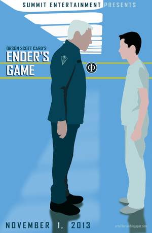 Enders Game Porn Cartoon - Ender's Game fan poster artwork by Darian Robbins