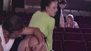 group sex at the theater - Lustful orgy in a theater - Porn300.com