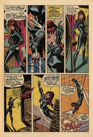 1990s Comics - Black Widow new costume