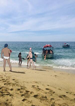 naturist beach squirt - I Went On A Gay Puerto Vallarta Naked Beach Boat Cruise