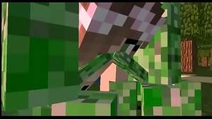 Minecraft Creeper Porn Futa - Minecraft Chick Gives Blowjobs to Two Creepers - XAnimu.com