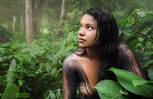 amazon native indian pussy - Portrait of a beautiful tribal girl from the Amazon by David Lazar : r/pics