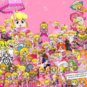 Baby Princess Peach Porn - After a few weeks, we finally have an update to the Peach collage. : r/Mario