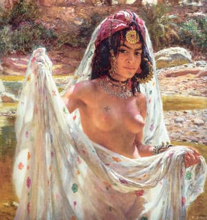 arabian nights girl nude - The young Prince Sharkhan is beside a pool when he sees a group of  beautiful girls approaching. So, as you would, he climbs a tree so he can  hide and watch ...