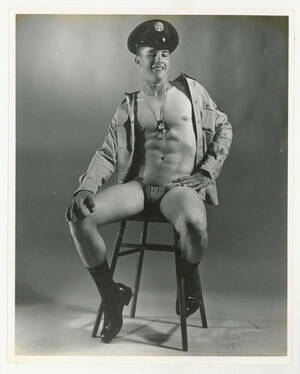 1950 Gay Porn Uniform - Chuck Renslow 1960 Beefcake 8x10 Photo USAF Nude Male Gay Physique Uni â€“  oxxbridgegalleries