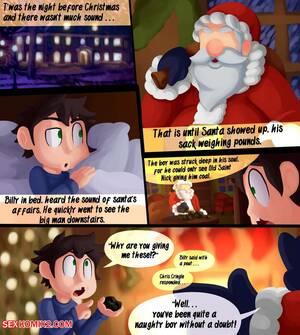 erotic sex cartoon santa claus - âœ…ï¸ Porn comic Twas The Night Before Xmas. LINKLINK Sex comic young boy  caught | Porn comics in English for adults only | sexkomix2.com