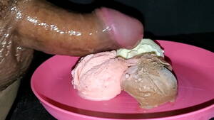 licking ice cream on a dick - Some fun playing with my ice cream and cum loading it for dessert. -  XVIDEOS.COM