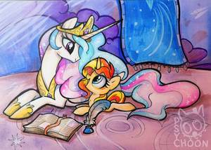 El Loko Mlp Celestia Porn - Mlp, princess Celestia and Sunset Shimmer