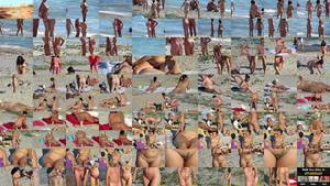 granny spy cam beach - 