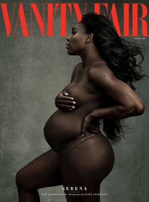 naked pregnant magazine - Serena Williams poses nude on cover of Vanity Fair, talks tennis after the  baby - ABC News