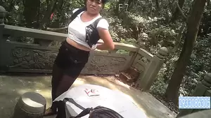 chubby asian outdoor - Chubby MILF Asian Bareback Outdoors | xHamster