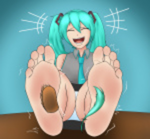 miku hatsune foot porn - Foot-Fetish-Booru