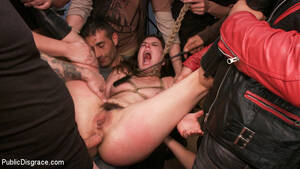 brutal public disgrace - A Quiet Riot:Goth Slut Submits! - PublicDisgrace - Public Disgrace