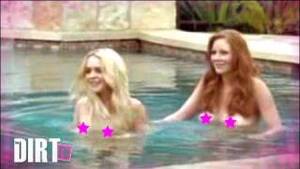 Lindsay Lohan Fuck - Lindsay Lohan naked in Pool - The Dirt TV - YouTube