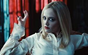 eva black - Eva Green interview for Tim Burton's Dark Shadows