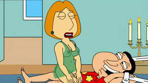 Lois Griffin Fucking Black - Lois Griffin fooling around with Glenn - SuperPorn