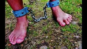 bound barefoot outdoors - barefoot slave in chains - XVIDEOS.COM