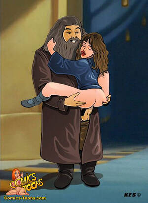 Harry Potter Toon Porn - Hermione loves getting penetrated by Hagrid's thick giant cock. | Harry  Potter Porn