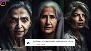 desi baba aishwarya rai nude - From Deepika Padukone, Katrina Kaif to Aishwarya Rai Bachchan, AI artist  imagines leading ladies as elderly women, see pics | Trending News - The  Indian Express