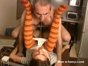 Heavy R Teacher Porn - Teaching His Daughter How To Fuck