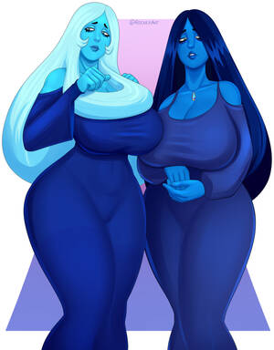 blue diamond big tits - Busty Hentai - 2 girls big ass big breasts blue diamond blue diamond  (steven universe) blue - Hentai Pictures