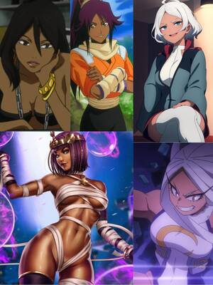 Dumb Thick Light Skin Girl Porn - Why are dark/light skin waifus immediately #1 fan favourites? : r/Kappachino