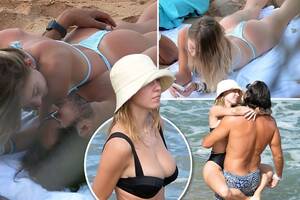 nude beach girls anal sex - Euphoria's Sydney Sweeney shows off fit figure in thong bikini as mystery  man grabs her butt on the beach | The Irish Sun